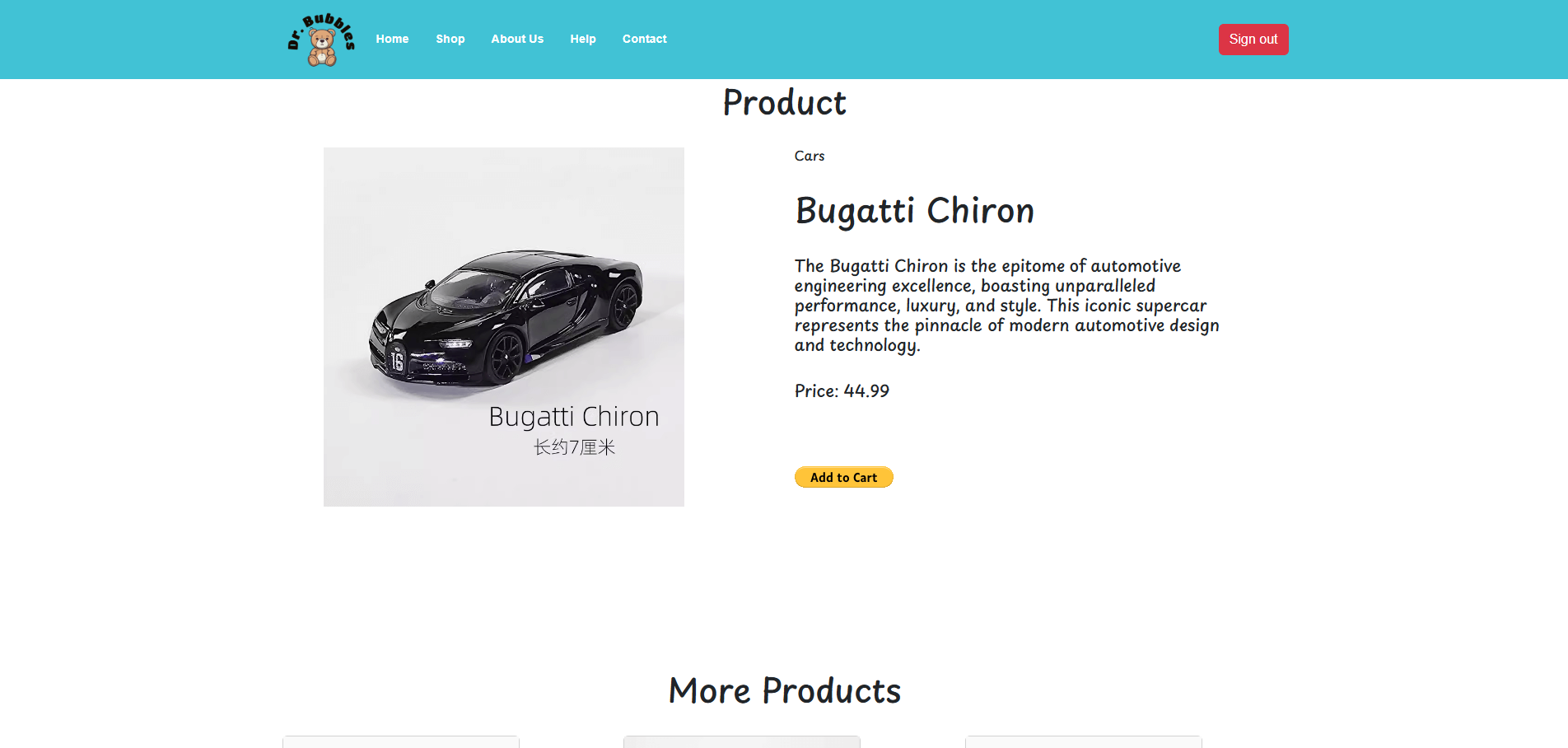 Image of product page